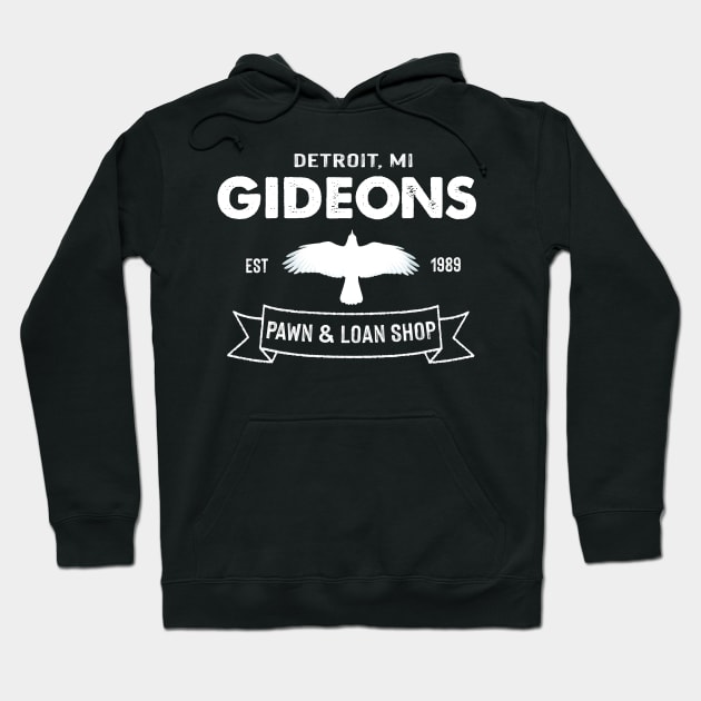 Gideons Pawn & Loan Shop Hoodie by Cisne Negro